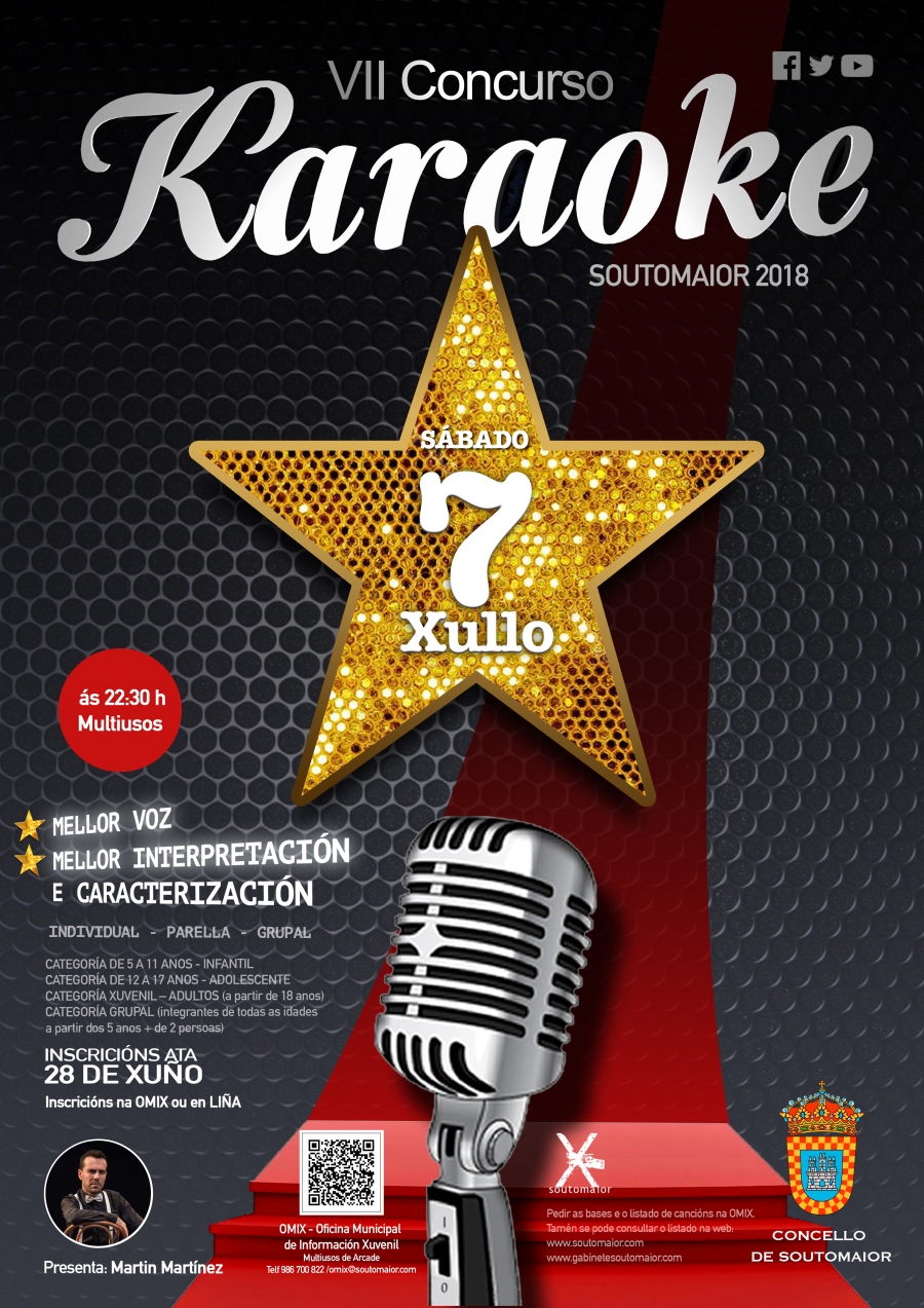 Concurso de Karaoke 2018. Prazo de inscricións aberto ata 28 de xuño