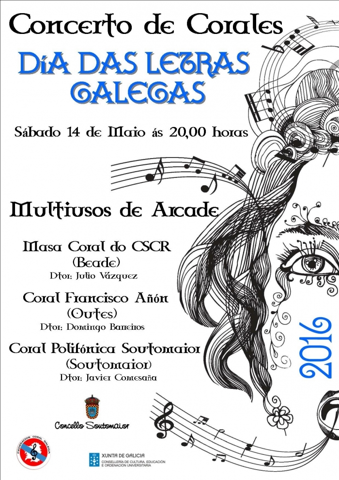 Concerto de corais - Día das Letras Galegas