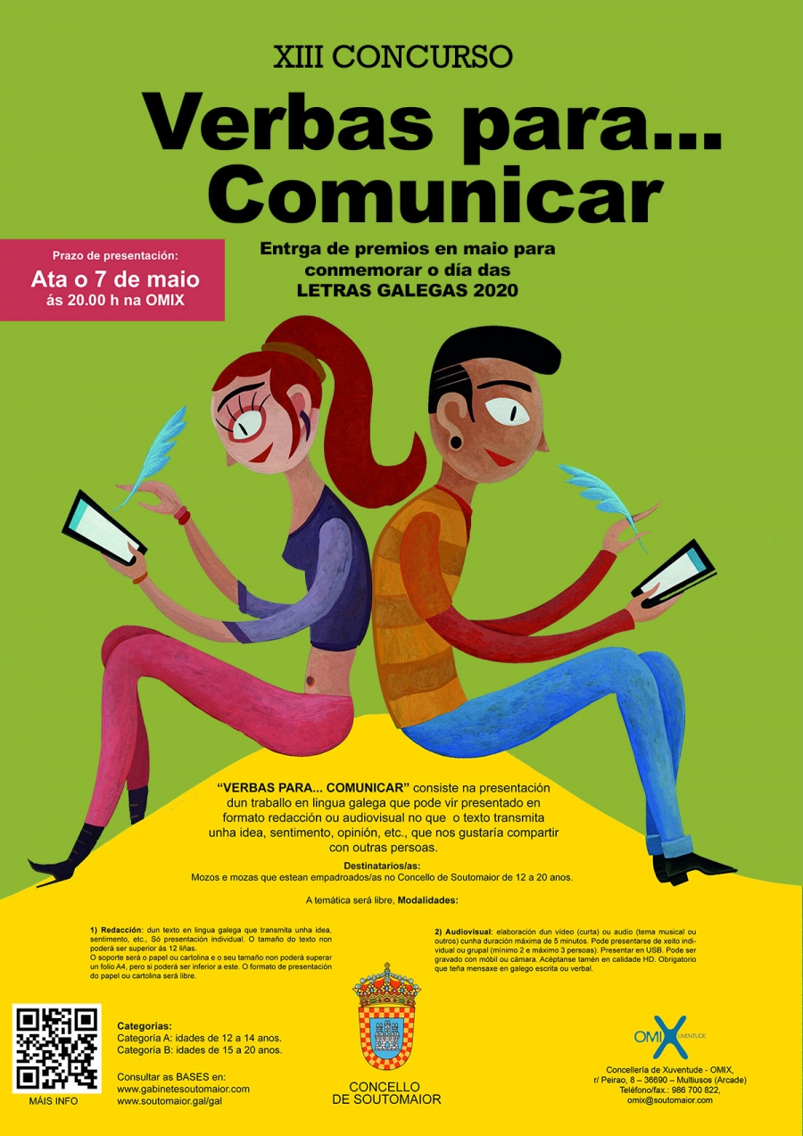 XIII edición do  certame literario “ Verbas para…comunicar”