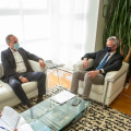 O alcalde reúnese con Alfonso Rueda e consigue unha colaboración en 'futuros proxectos' a través das axudas da Xunta